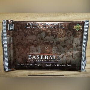 Upper Deck Baseball American Epic Special Trading Card Set Ken Burns Sealed Pack